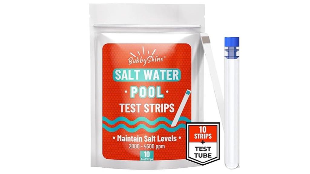 salt water testing strips