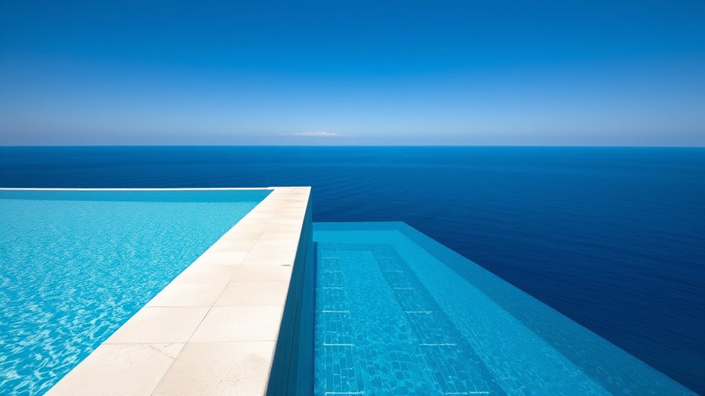 seamless horizon water illusion