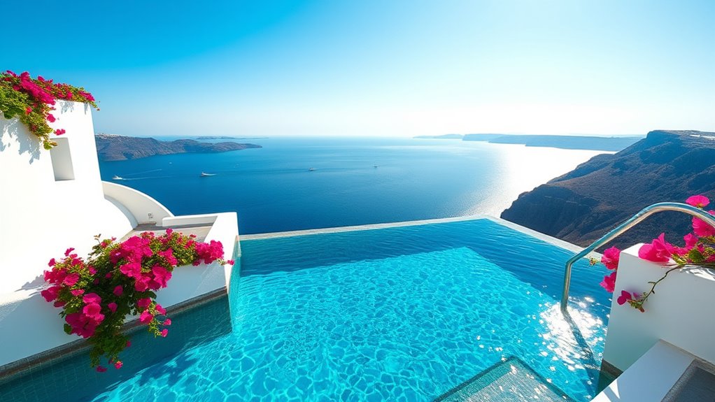 secluded cliffside cave pools