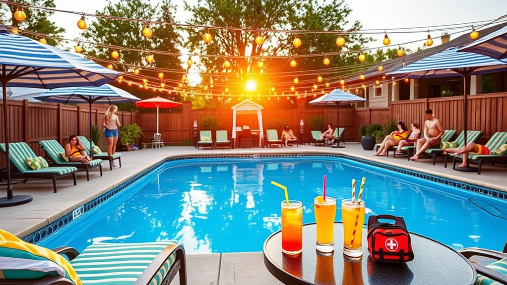 secure comfortable pool environment