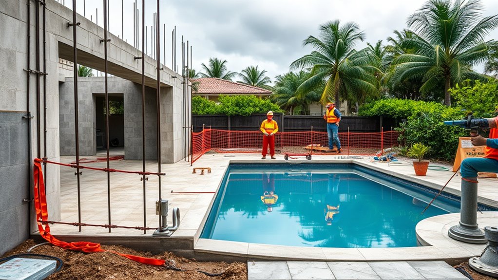 secure pool reinforcement techniques