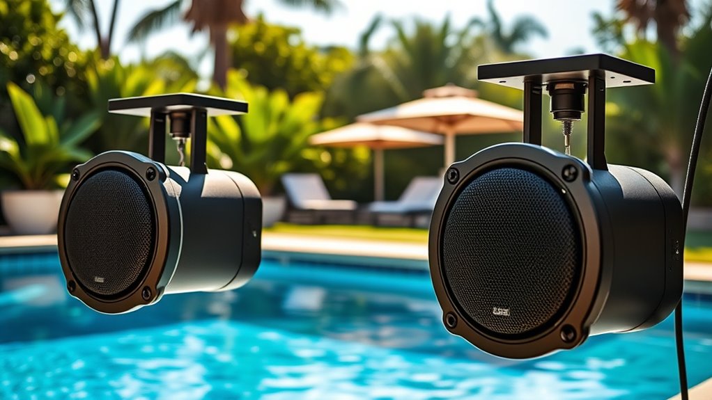 secure weatherproof fixed speakers