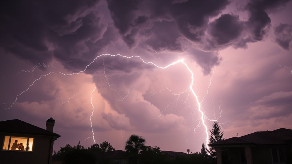 seek shelter quickly