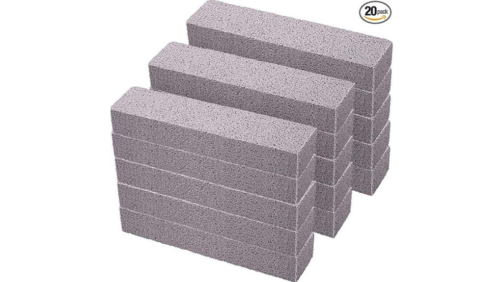 set of twenty pumice stones