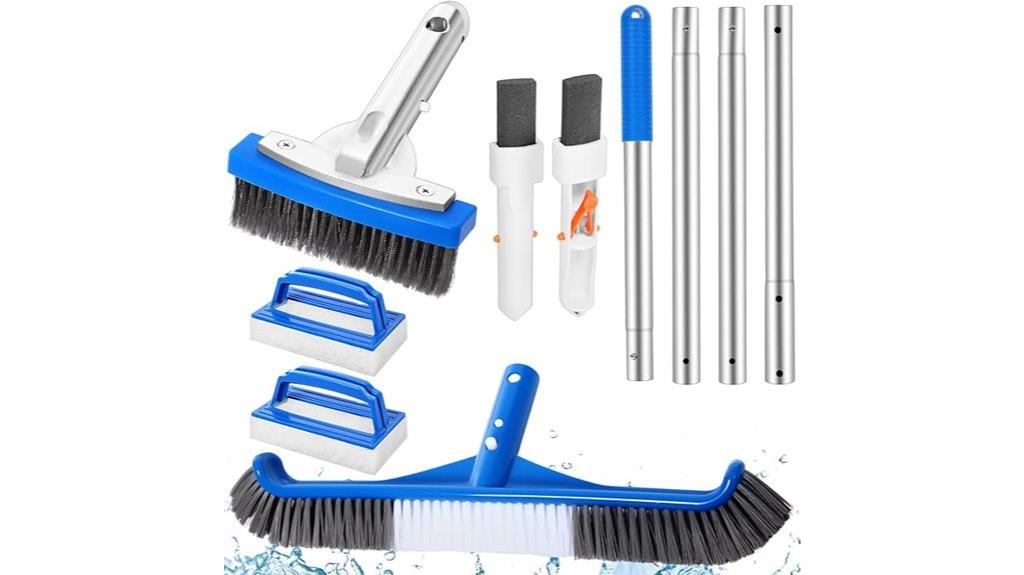 seven piece pool tile cleaner