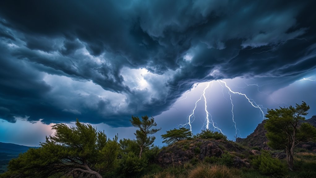 signs of imminent storms