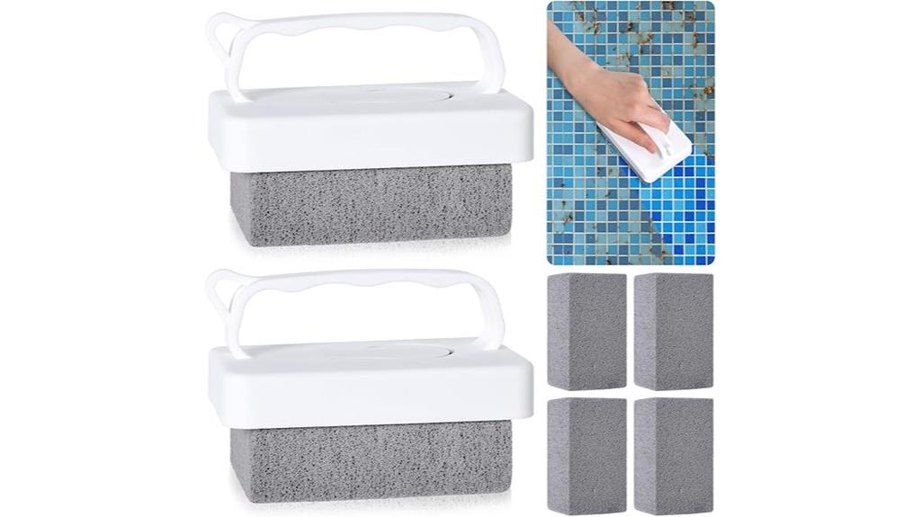 six pack hand held pumice stones