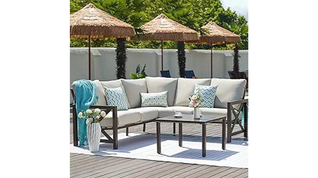 six piece patio furniture