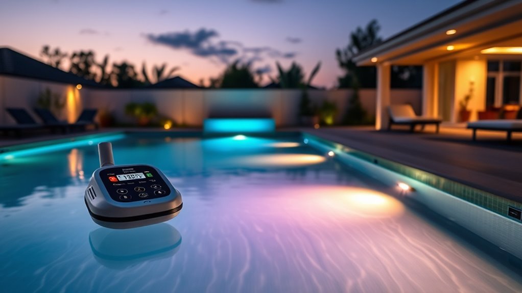 smart customizable pool lighting