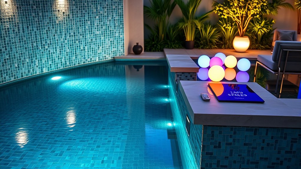 smart pool technology integration