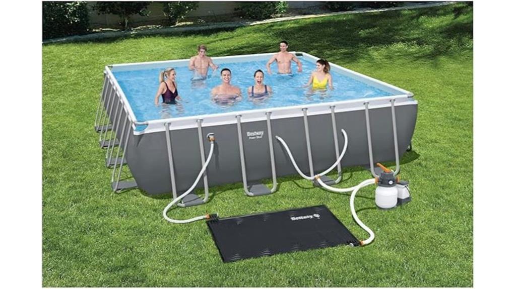 solar pool heating pad