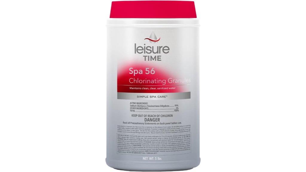 spa chlorinating granules