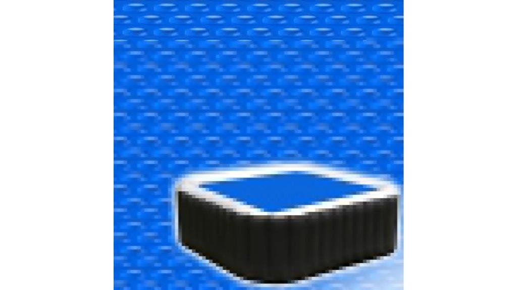 square solar hot tub