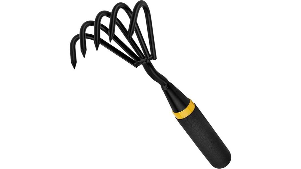stainless steel garden rake