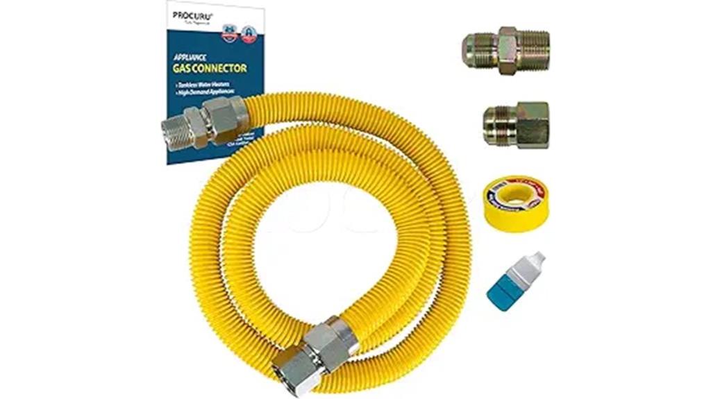 stainless steel gas connector