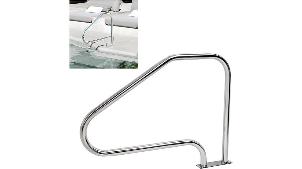 stainless steel pool handrail