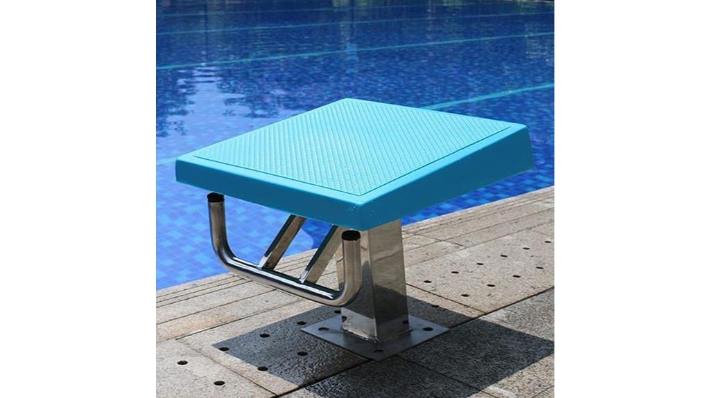 stainless steel pool platform