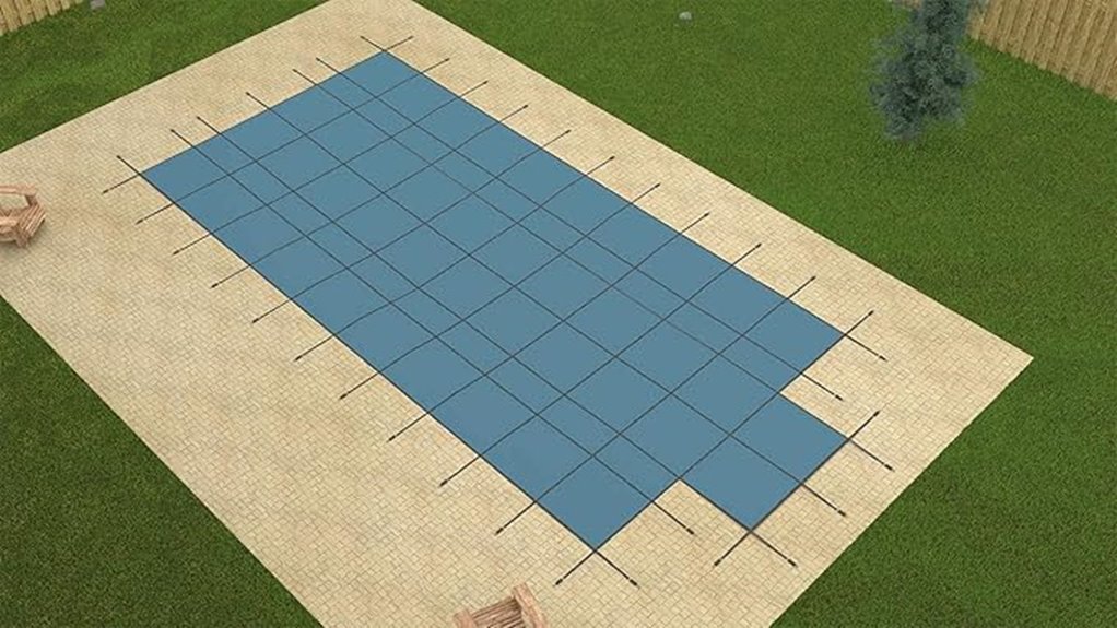 super dense green pool cover