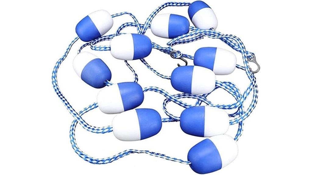 swimming pool safety rope
