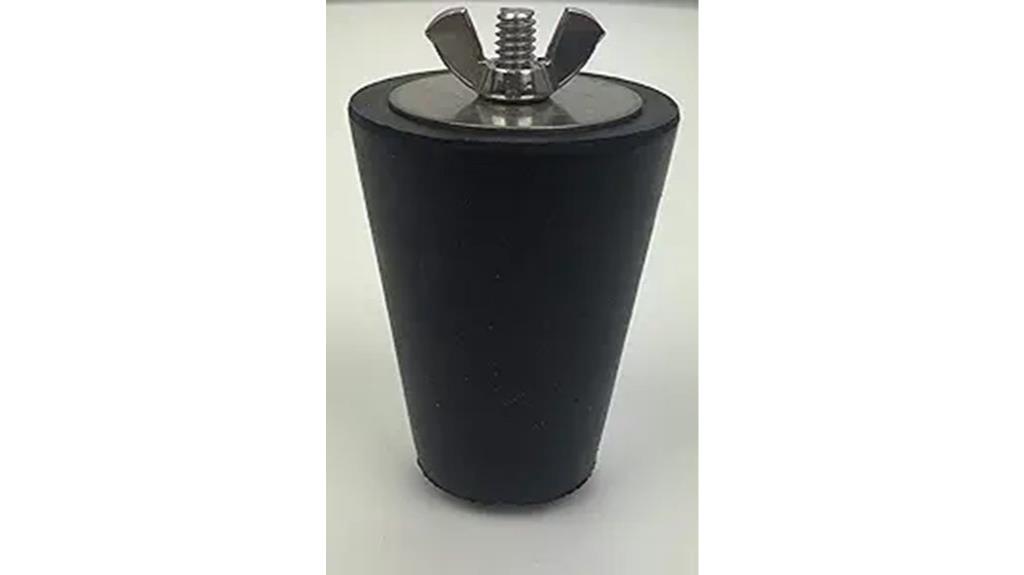 tapered rubber pool plug