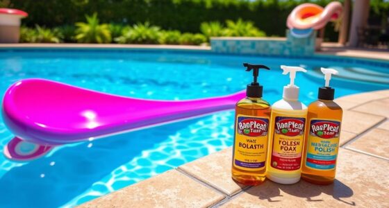 top pool slide shine products