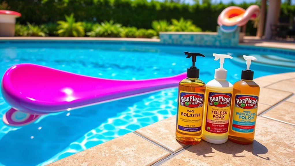 top pool slide shine products