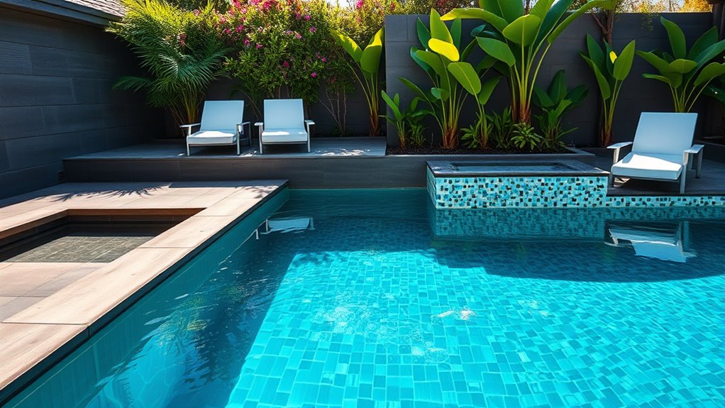 trendy small pool designs