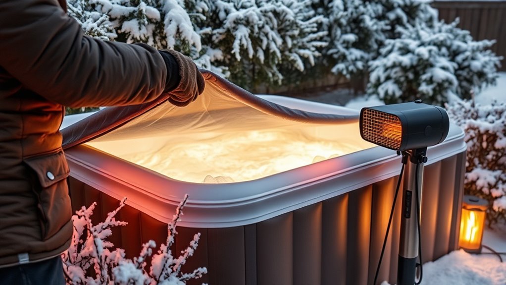 use heater or antifreeze