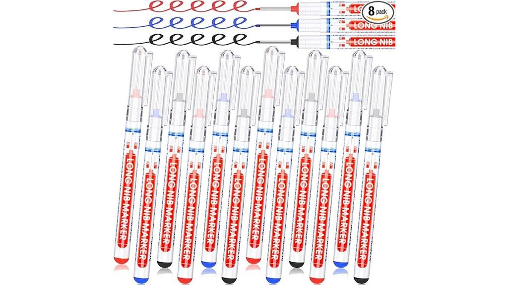 versatile 8 pack marker pens