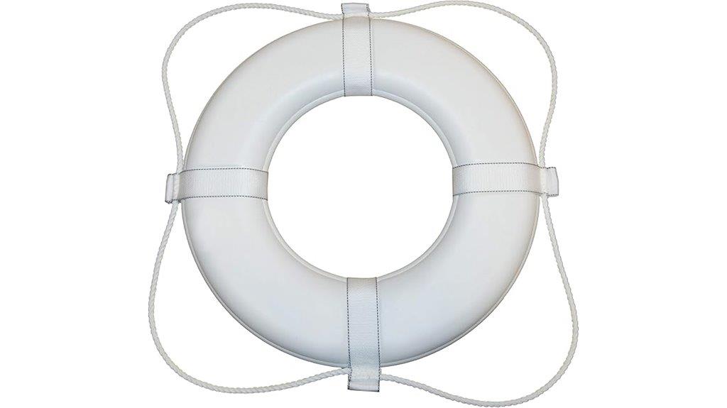 vinyl life ring safety