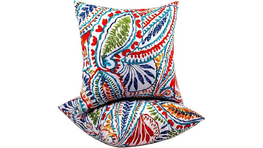 waterproof outdoor pillow set