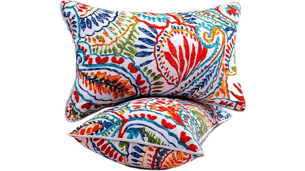waterproof outdoor pillow set