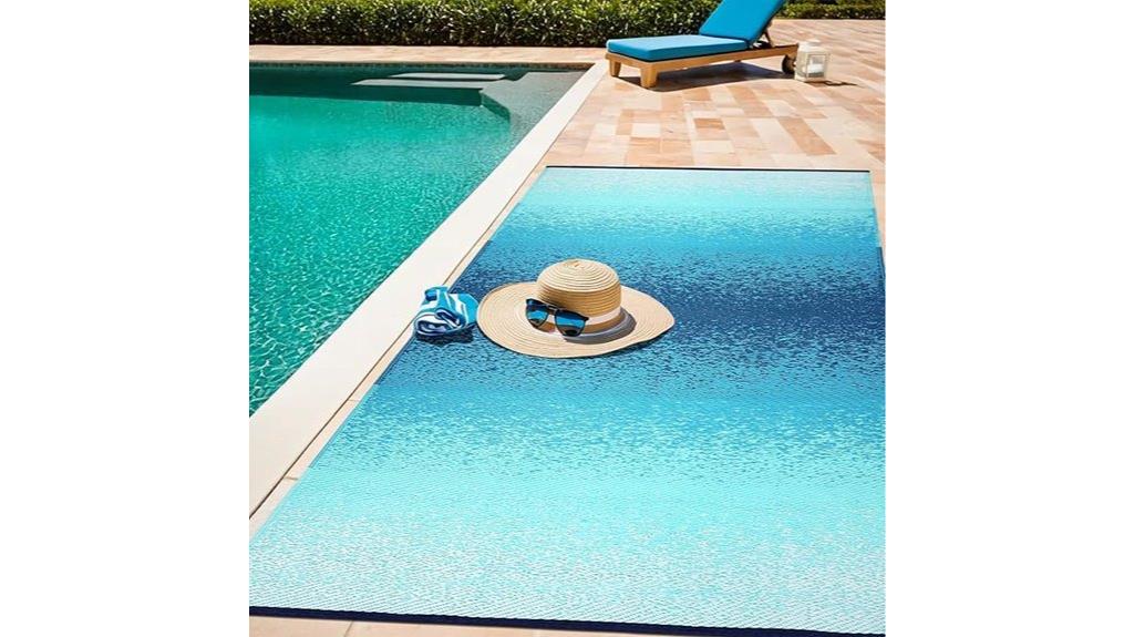 waterproof reversible outdoor rug