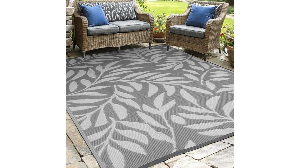 waterproof reversible outdoor rug