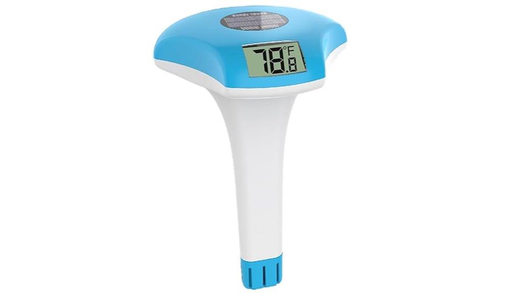 waterproof solar pool thermometer