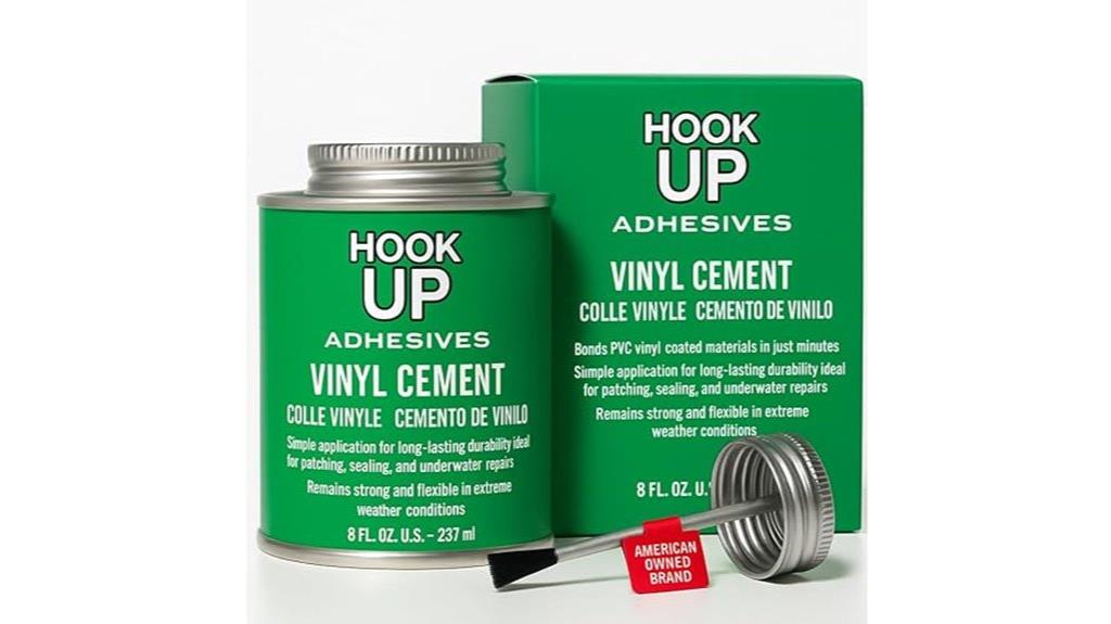 waterproof vinyl cement glue
