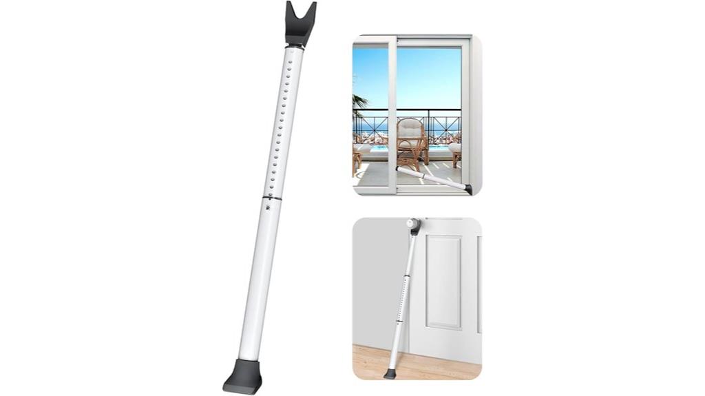 white door security bar