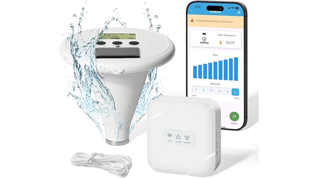 wifi solar pool alarm