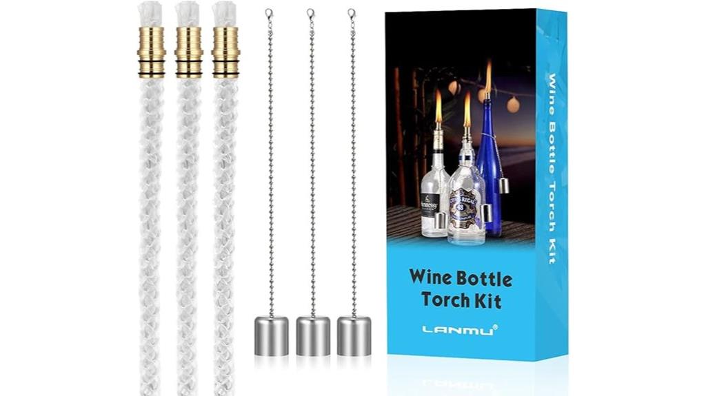 wine bottle torch wick