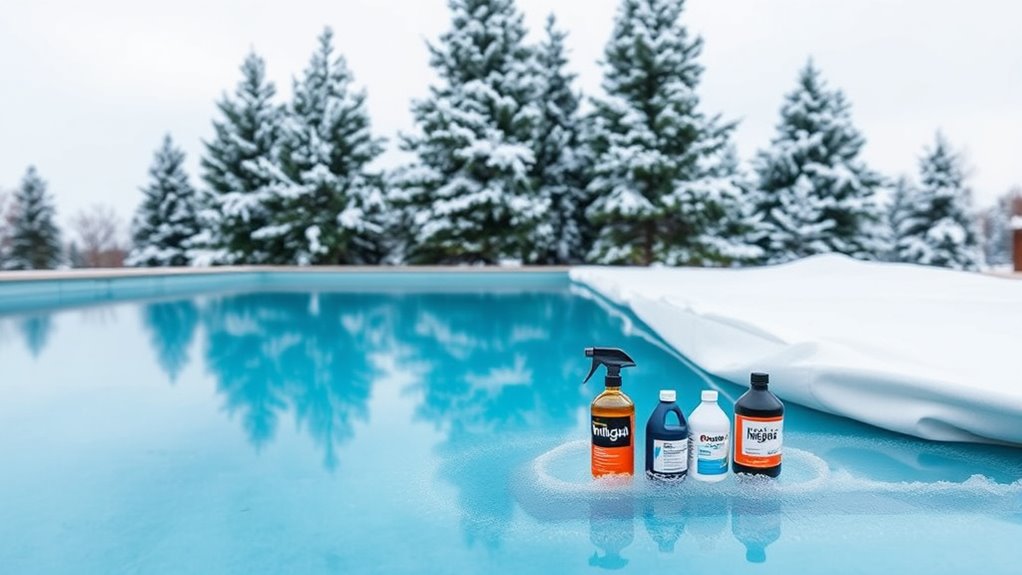 winterize saltwater pool properly