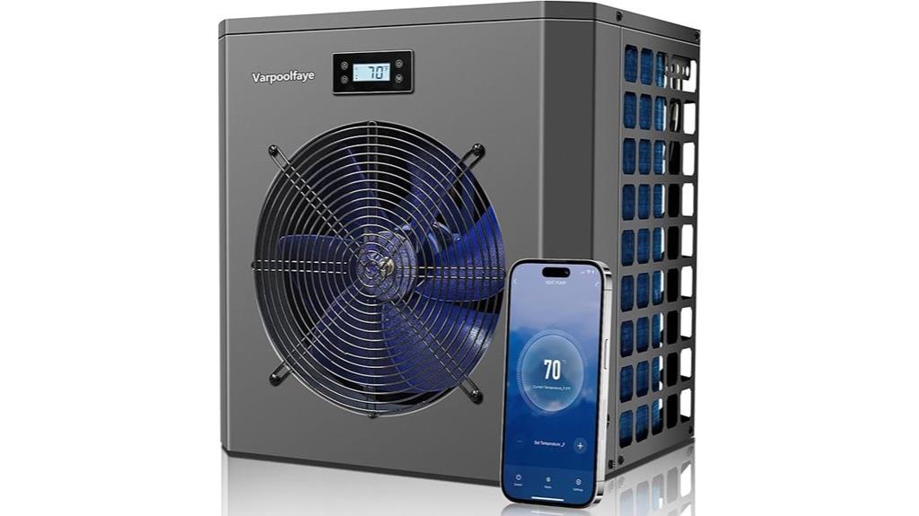wireless 16 000 btu pool heater