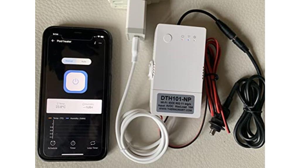 wireless pool spa thermostat