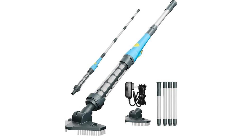 wireless pool vacuum device
