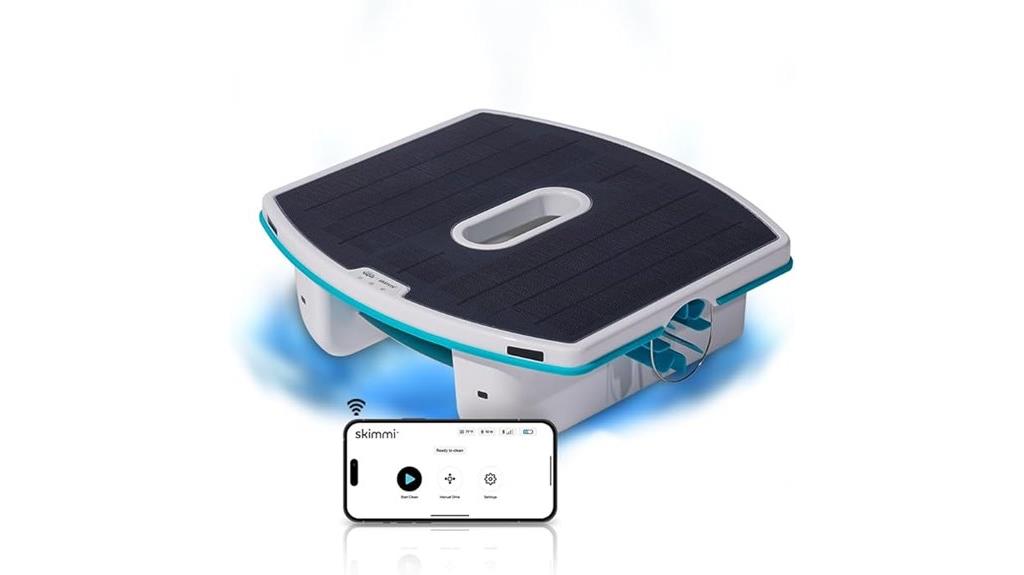wireless solar pool skimmer