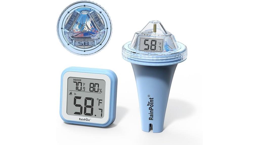 wireless waterproof pool thermometer