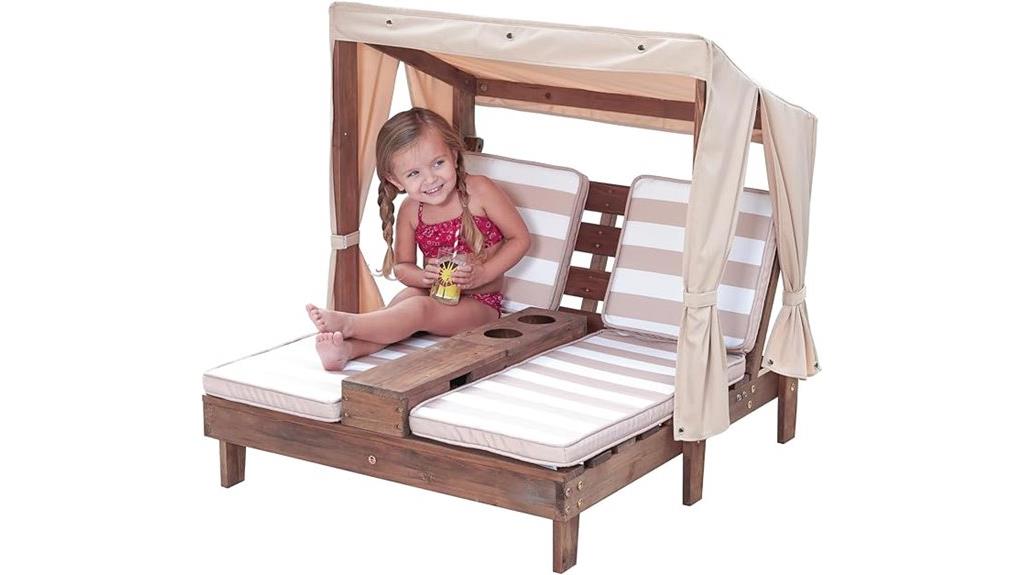 wooden outdoor lounge chairs