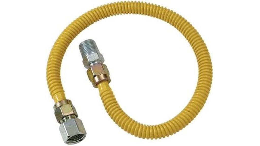 yellow stainless steel connector