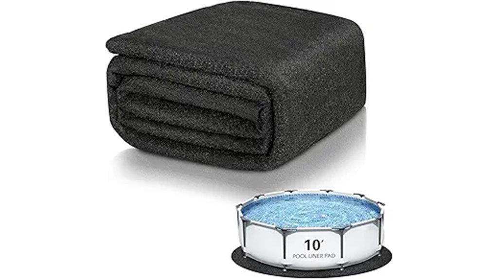 10 foot pool ground pads