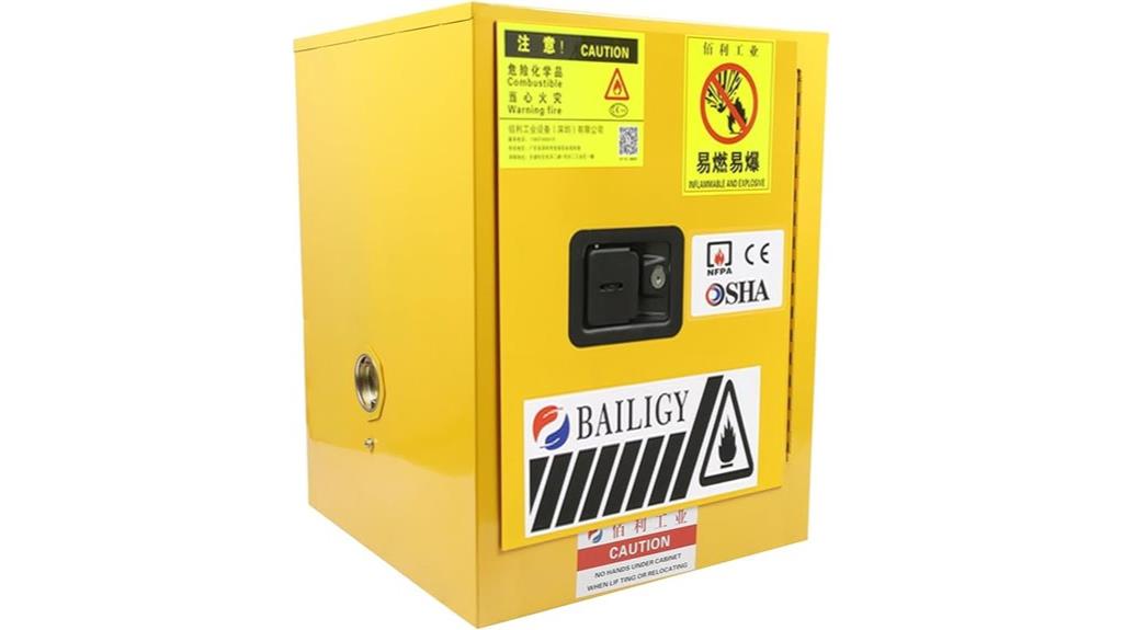 12 gallon flammable storage cabinet
