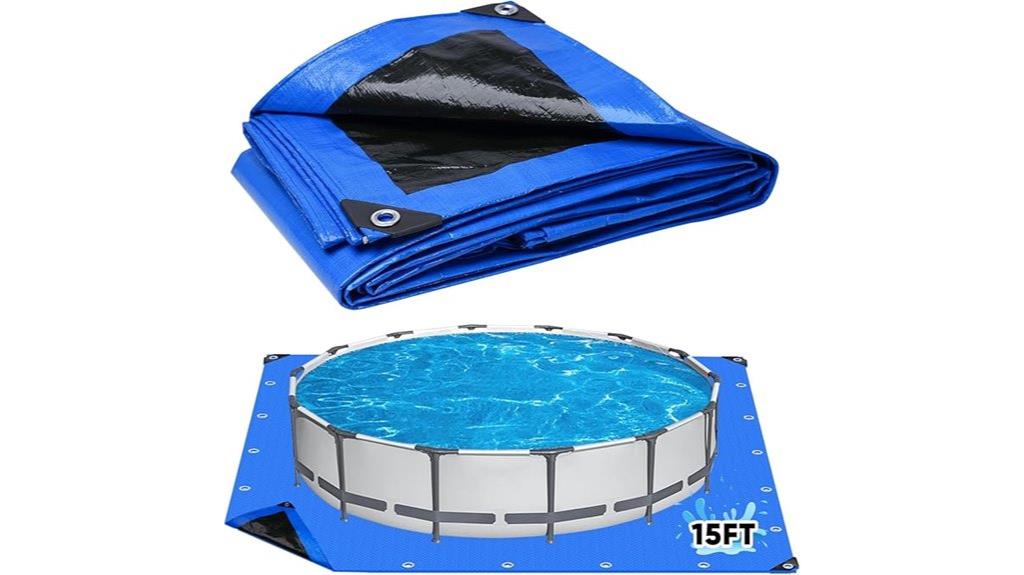 15 foot pool liner pad
